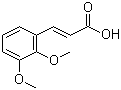 structure of CAS# 7345-82-6, trans-2,3-Dimethoxycinnamic acid;2,3-Dimethoxycinnamic acid