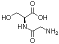 structure of CAS# 7361-43-5, Glycyl-L-serine;Glycylserine; N-Glycyl-L-serine; NSC 524160