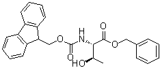 N-[(9H-Fluoren-9-ylmethoxy)carbonyl]-L-threonine phenylmethyl ester molecular structure (CAS 73724-48-8)