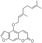 结构式 CAS# 7380-40-7, 佛手柑素; 香柠檬素; 佛手柑亭; 香柠檬亭