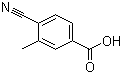structure of CAS# 73831-13-7, 4-Cyano-3-methylbenzoic acid