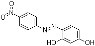 结构式 CAS# 74-39-5, 偶氮紫; 对硝基偶氮苯间苯二酚; 4-(4-硝基苯偶氮)间苯二酚