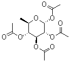 6-Deoxy-alpha-D-glucopyranose 1,2,3,4-tetraacetate molecular structure (CAS 7404-35-5)