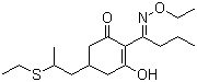 结构式 CAS# 74051-80-2, 稀禾定; 烯禾定; 2-[1-(乙氧基亚氨基)丁基]-5-[2-(乙硫基)丙基]-3-羟基环己-2-烯酮
