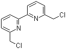 structure of CAS# 74065-64-8, 6,6'-Bis(chloromethyl)-2,2'-bipyridine;6,6'-Bis(chloromethyl)-2,2'-bipyridine; 6,6'-Bis(chloromethyl)-2,2'-dipyridine