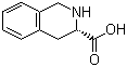 结构式 CAS# 74163-81-8, (S)-(-)-1,2,3,4-四氢异喹啉-3-羧酸; (S)-1,2,3,4-四氢异喹啉-3-甲酸