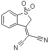 structure of CAS# 74228-25-4, 3-(Dicyanomethylene)-2,3-dihydrobenzo[b]thiophene 1,1-dioxide;2-(1,1-Dioxidobenzo[b]thien-3(2H)-ylidene)propanedinitrile