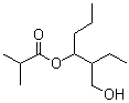 2-Methylpropanoic acid 2-(hydroxymethyl)-1-propylbutyl ester molecular structure (CAS 74367-32-1)