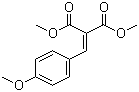 structure of CAS# 7443-25-6, Dimethyl 4-methoxybenzylidenemalonate ;Dimethyl (p-methoxybenzylidene)malonate; Hostavin BRE 25; Hostavin PR 25; NSC 306435; PR 25; Sanduvor PR 25; Cyasorb UV 1988