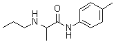 structure of CAS# 744961-76-0, N-(4-Methylphenyl)-2-(propylamino)propanamide