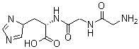Glycylglycyl-L-histidine molecular structure (CAS 7451-76-5)