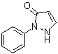 structure of CAS# 7456-81-7, 1,2-Dihydro-2-phenyl-3H-pyrazol-3-one;1-Phenyl-3-pyrazolin-5-one