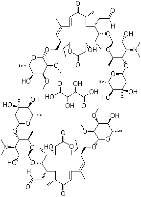 structure of CAS# 74610-55-2, Tylosin tartrate