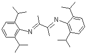 structure of CAS# 74663-77-7, 2,3-Bis(2,6-diisopropylphenylimino)butane;N,N'-Bis(2,6-diisopropylphenyl)-2,3-butanediimine; N,N'-Bis-(2,6-diisopropylphenyl)butane-2,3-diimine
