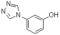结构式 CAS# 746656-39-3, 4-(3-羟基苯基)-4H-1,2,4-三唑