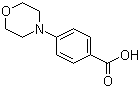 结构式 CAS# 7470-38-4, 4-吗啉基苯甲酸