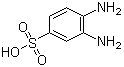 结构式 CAS# 7474-78-4, 3,4-二氨基苯磺酸