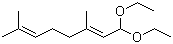 structure of CAS# 7492-66-2, 1,1-Diethoxy-3,7-dimethylocta-2,6-diene;Citral diethyl acetal
