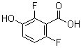 structure of CAS# 749230-32-8, 2,6-Difluoro-3-hydroxybenzoic acid