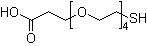 结构式 CAS# 749247-06-1, 1-巯基-3,6,9,12-四氧杂十五烷-15-酸