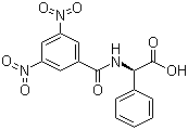 (R)-(-)-N-(3,5-Dinitrobenzoyl)-alpha-phenylglycine molecular structure (CAS 74927-72-3)