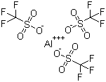 结构式 CAS# 74974-61-1, 三氟甲磺酸铝