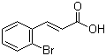 structure of CAS# 7499-56-1, 2-Bromocinnamic acid;(E)-3-(2-Bromophenyl)propenoic acid