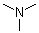 structure of CAS# 75-50-3, Trimethylamine;N,N-Dimethylmethanamine; N-Trimethylamine