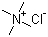 Tetramethyl ammonium chloride molecular structure (CAS 75-57-0)