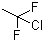 1-氯-1,1-二氟乙烷分子结构 (CAS 75-68-3)