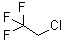 结构式 CAS# 75-88-7, 2-氯-1,1,1-三氟乙烷