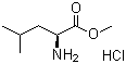 结构式 CAS# 7517-19-3, L-亮氨酸甲酯盐酸盐