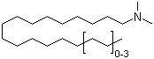 C16-22-Alkyldimethyl amines molecular structure (CAS 75444-69-8)