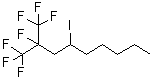 1,1,1,2-Tetrafluoro-4-iodo-2-(trifluoromethyl)nonane molecular structure (CAS 756-92-3)