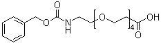 结构式 CAS# 756526-00-8, 5,8,11,14-四氧杂-2-氮杂十七烷二酸 1-苄酯