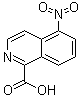 5-Nitroisoquinoline-1-carboxylic acid molecular structure (CAS 75795-40-3)