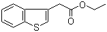 Ethyl 2-(1-benzothiophen-3-yl)acetate molecular structure (CAS 7597-68-4)