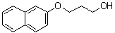 2-(3-羟基丙氧基)萘分子结构 (CAS 7598-29-0)