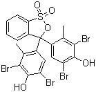 溴甲酚绿分子结构 (CAS 76-60-8)