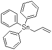 structure of CAS# 76-63-1, Allyltriphenylstannane;3-(Triphenylstannyl)-1-propene; Allyltriphenyltin; Triphenyl(2-propenyl)stannane