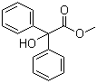 结构式 CAS# 76-89-1, 二苯乙醇酸甲酯; 二苯羟基乙酸甲酯