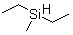 Diethylmethylsilane molecular structure (CAS 760-32-7)