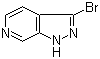 structure of CAS# 76006-13-8, 3-Bromo-6-azaindazole