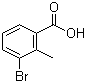 3-溴-2-甲基苯甲酸分子结构 (CAS 76006-33-2)