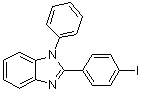 结构式 CAS# 760212-42-8, 2-(4-碘苯基)-1-苯基-1H-苯并咪唑