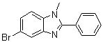 structure of CAS# 760212-73-5, 5-Bromo-1-methyl-2-phenyl-1H-benzimidazole