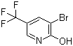 structure of CAS# 76041-73-1, 3-Bromo-2-hydroxy-5-trifluoromethylpyridine;3-Bromo-2-hydroxy-5-(trifluoromethyl)pyridine