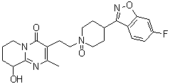 结构式 CAS# 761460-08-6, 帕利哌酮 N-氧化物
