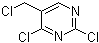 2,4-Dichloro-5-chloromethylpyrimidine molecular structure (CAS 7627-38-5)