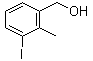 structure of CAS# 76350-89-5, 3-Iodo-2-methylbenzyl alcohol;3-Iodo-2-methylbenzenemethanol